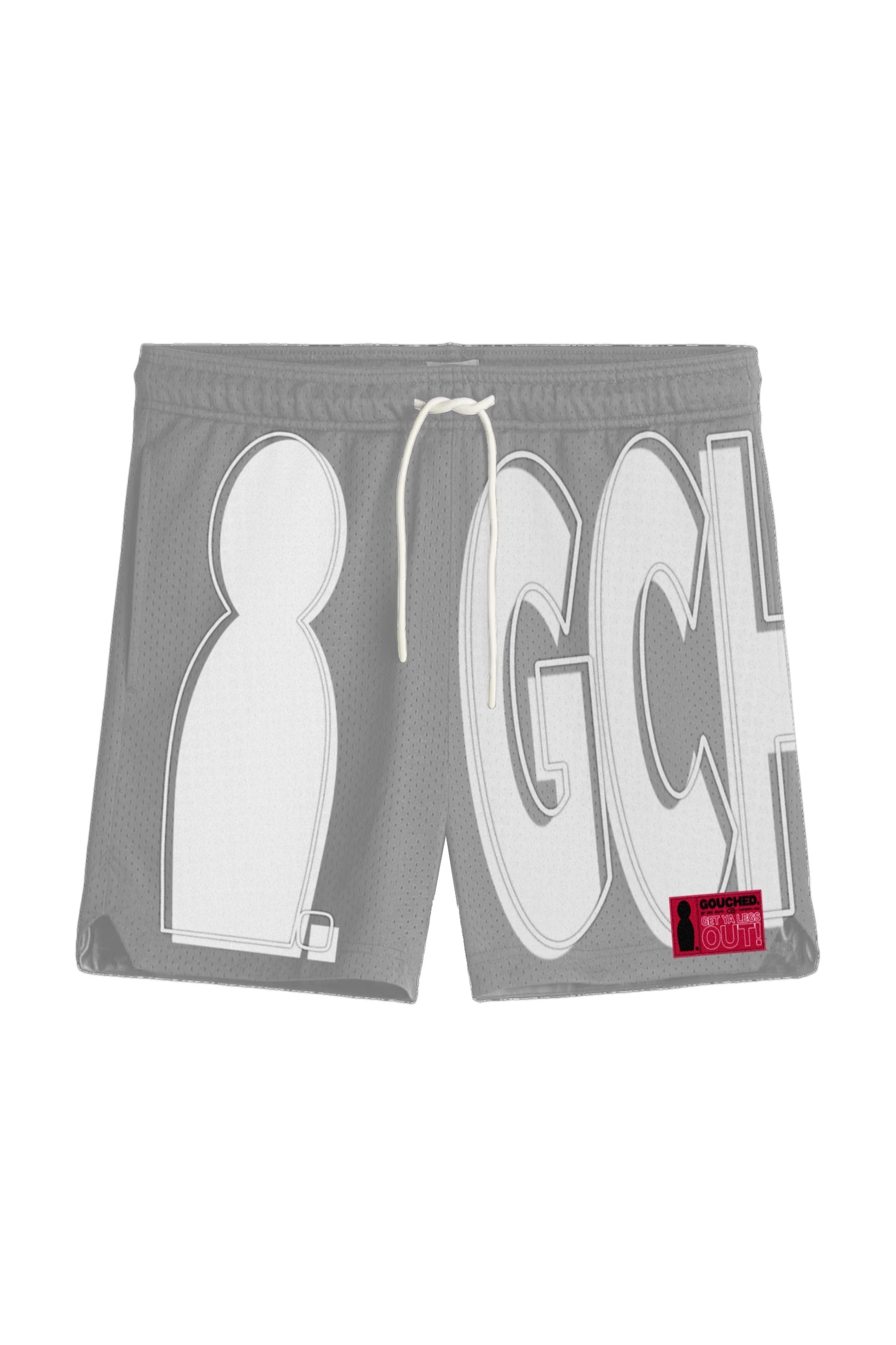 GREY NW MESH SHORTS