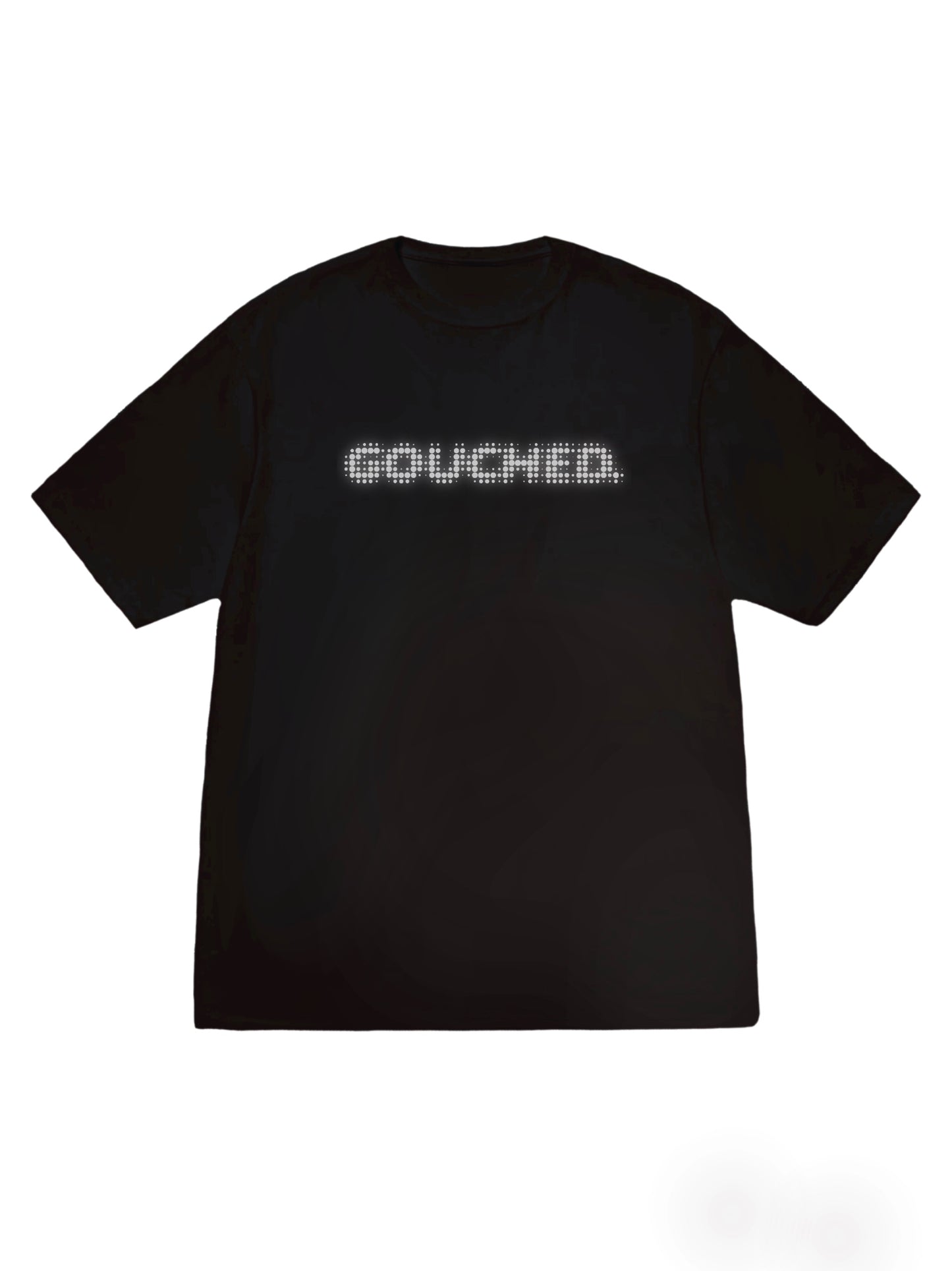BLACK BLURRED TEE