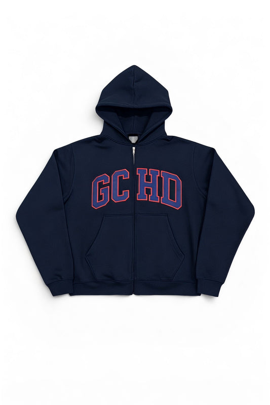 NAVY COLLEGE HOODY