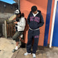 NAVY COLLEGE HOODY
