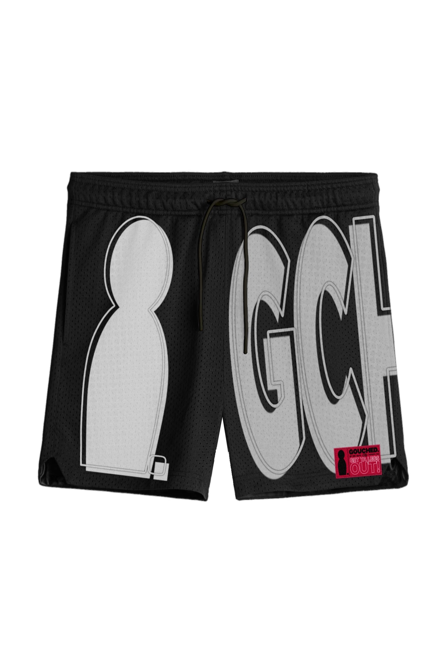 BLACK NW MESH SHORTS
