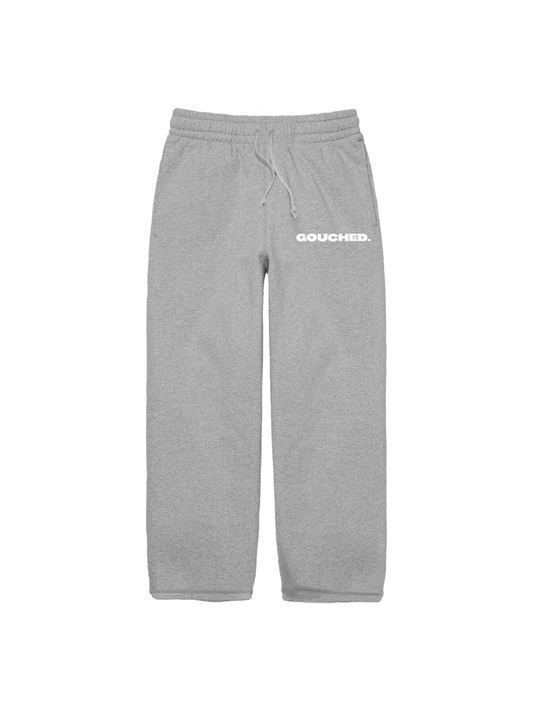 GREY STEADY GOUCHED JOGGERS